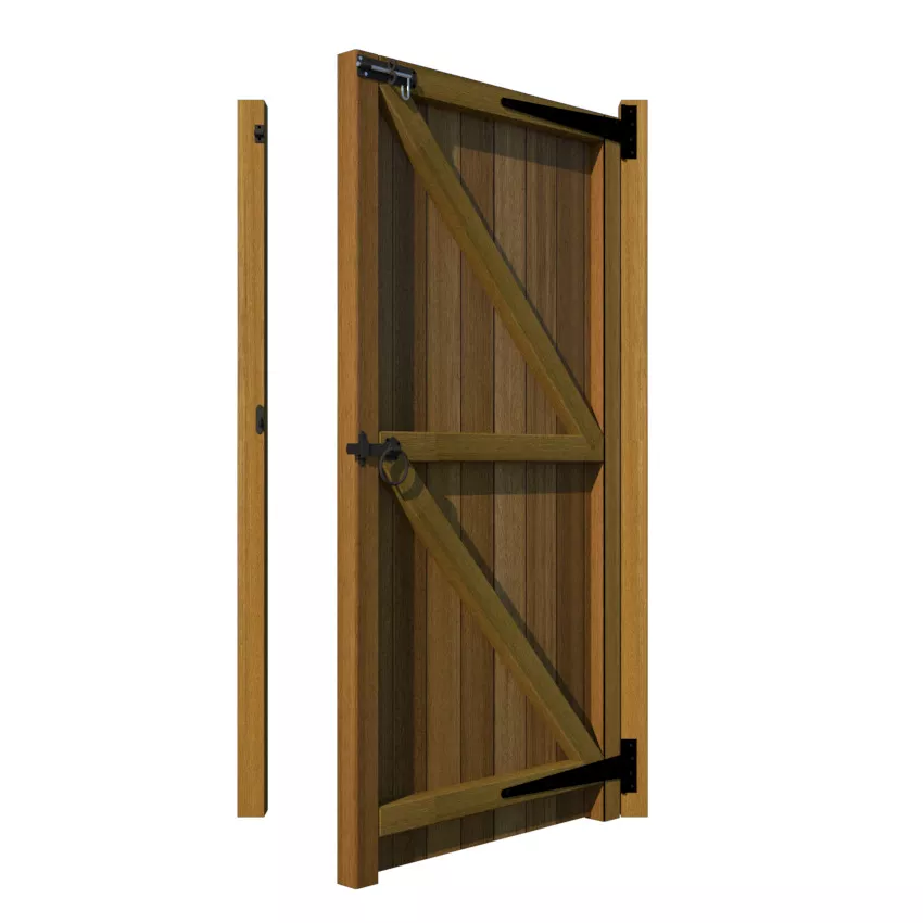 Hardwood Side Gate - Guildford - rear