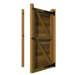 Hardwood Side Gate - The Derby