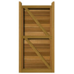 Hardwood Side Gate - The Derby - rear