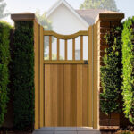Hardwood Side Gate - The Hinchleywood- wood spindles -