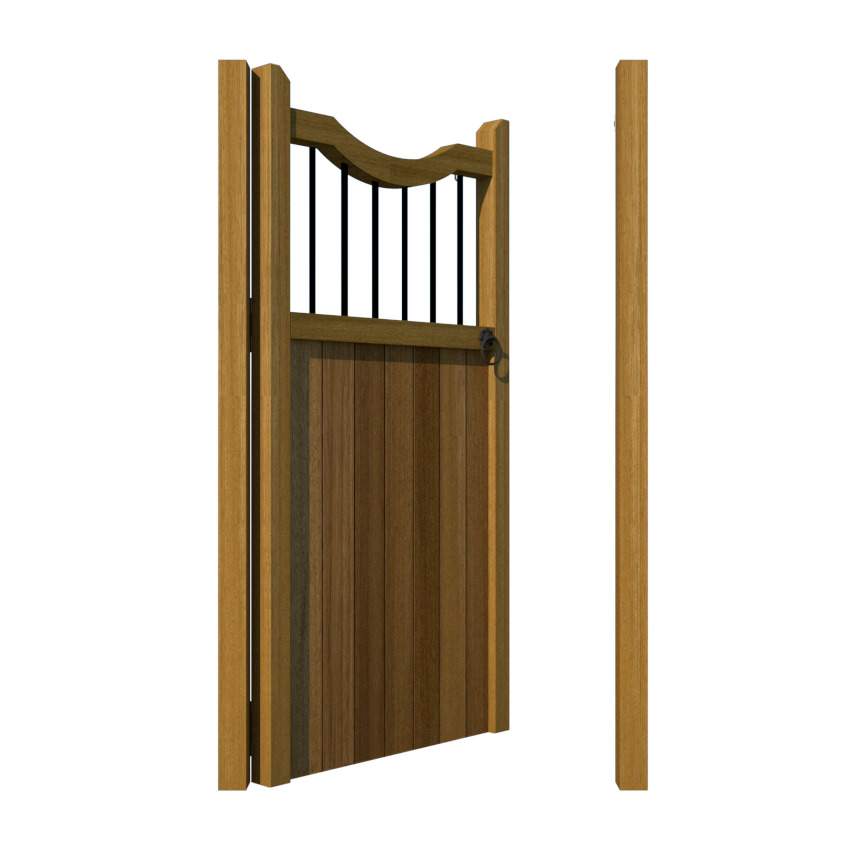 Hardwood Side Gate - Woodchurch - opening
