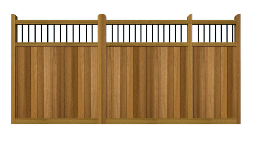 Hardwood Sliding Gate - The Shrewsbury High