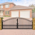 Metal Driveway Gate - Bow Top - The Surrey Low