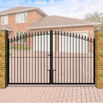 Metal Driveway Gate - Bow Top - The Wycombe High