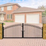Metal Driveway Gate - Bow Top - The Wycombe Low