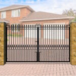 Metal Driveway Gate - Flat Top - The Arundel