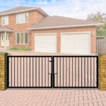 Metal Driveway Gate - Flat Top - The Cheltenham Low