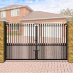 Metal Driveway Gate - Flat Top - The Darlington