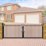 Metal Driveway Gate - Flat Top - The Farnborough Low