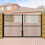 Metal Driveway Gate - Flat Top - The Heathfield