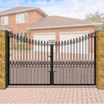 Metal Driveway Gate - Inner Bow Top - The Chelmsford