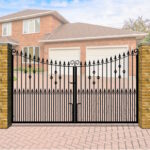 Metal Driveway Gate - Inner Bow Top - The Knightsbridge Estate Gate