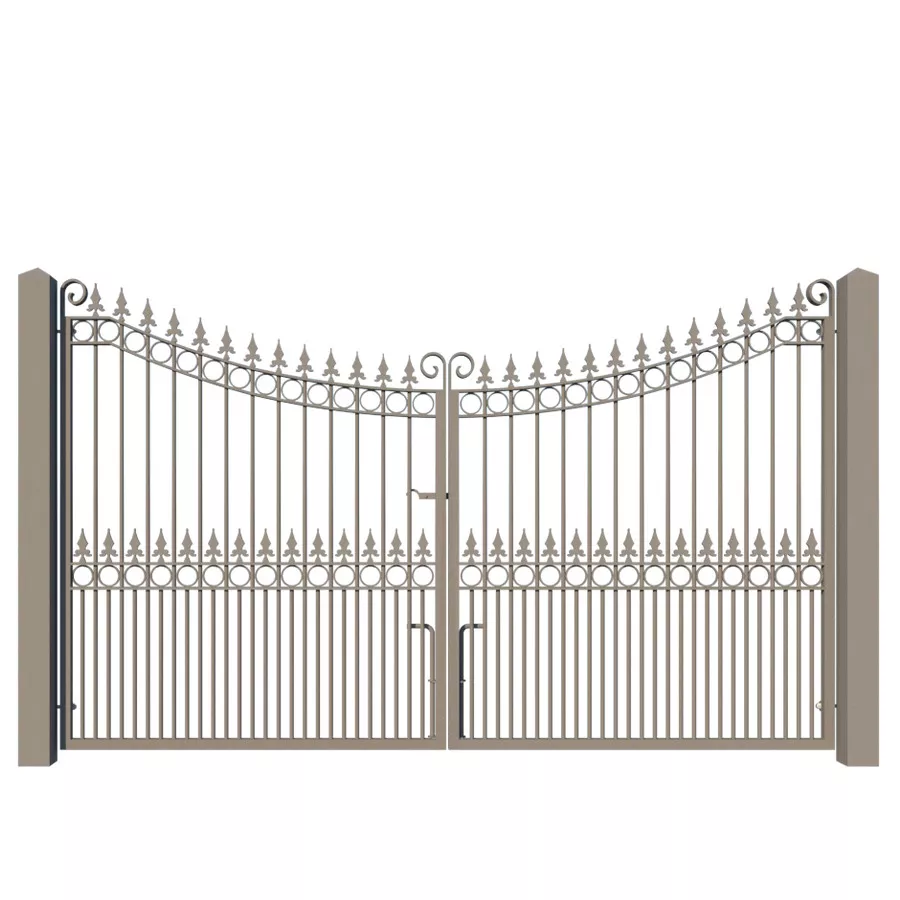 Metal Driveway Gate - The Hertfordshire - showing closed