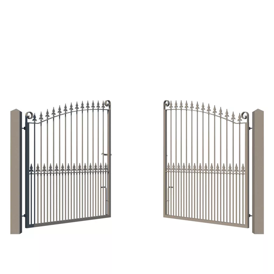 Metal Driveway Gates - The Surrey - opening