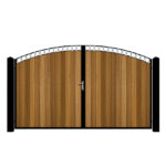 Metal Framed Driveway Gate - The Bath