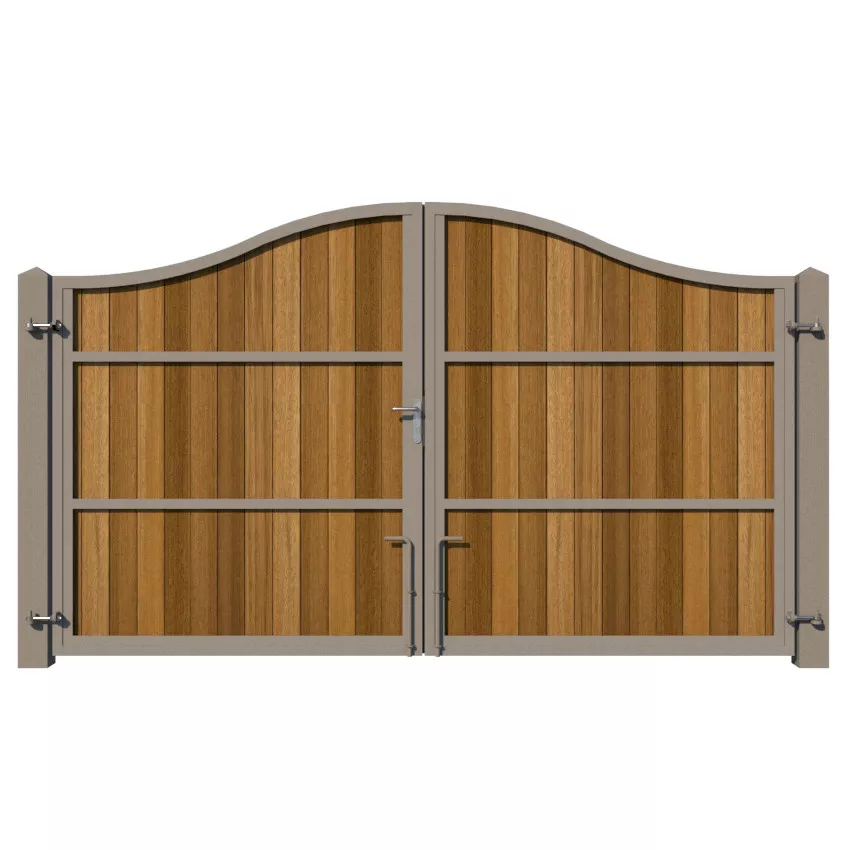 Metal Framed Driveway Gate - The Shropshire - rear