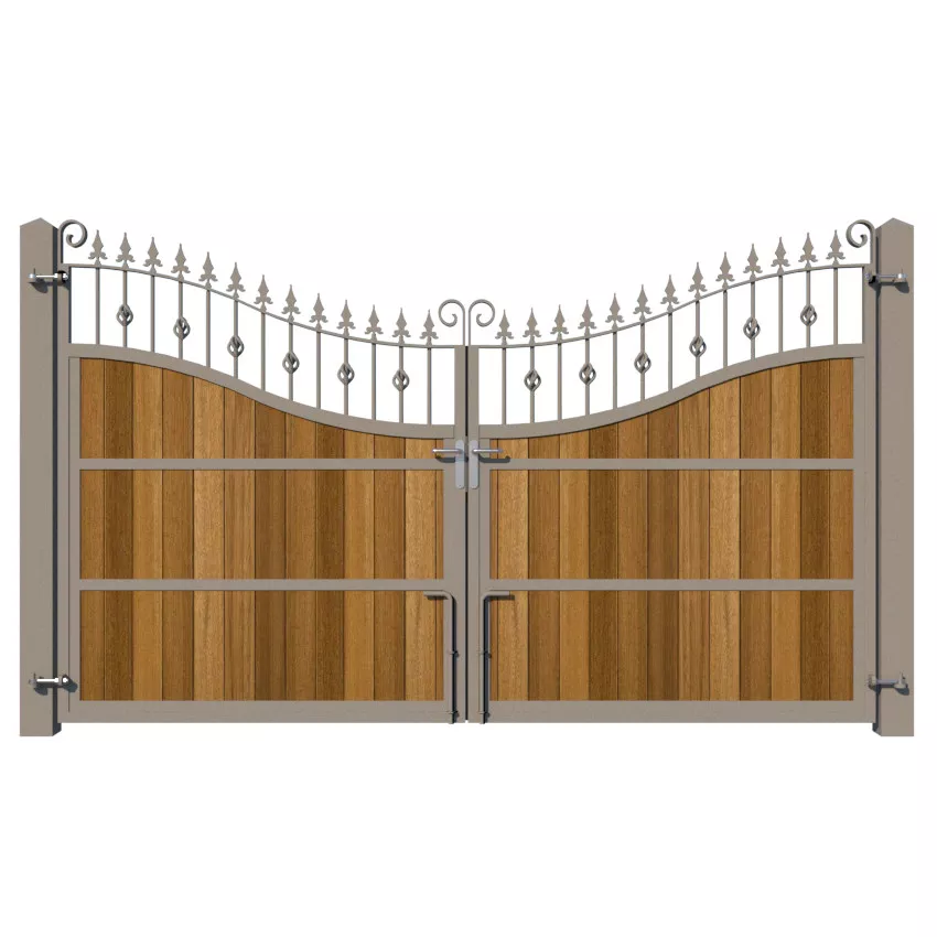 Metal Framed Driveway Gate - The Westfield - rear