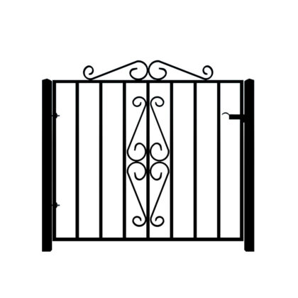 Metal Garden Gate - The Cambridge