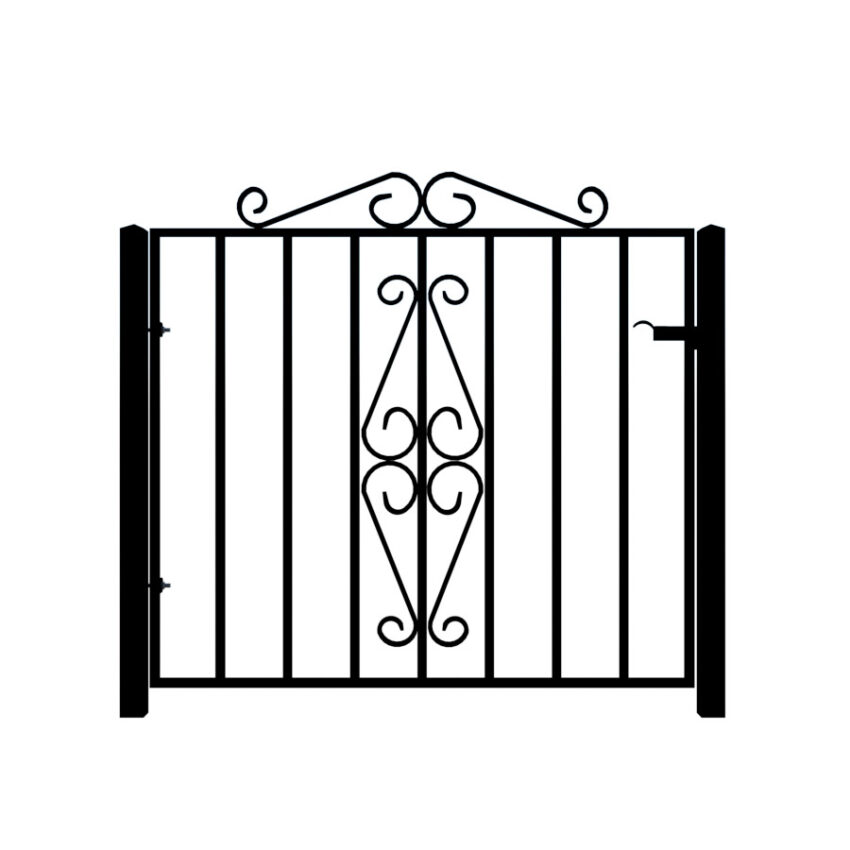 Metal Garden Gate - The Cambridge