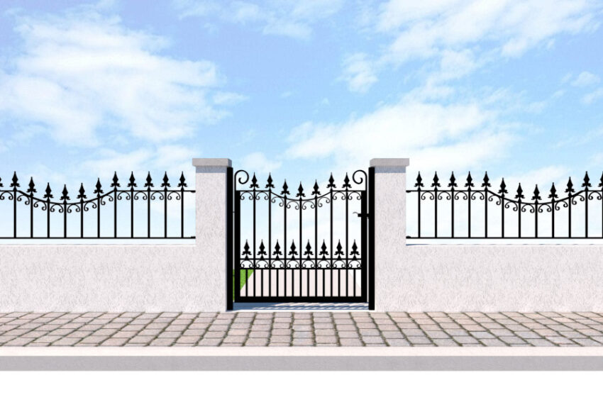 Metal Garden Gate - The Chelmsford - set - Gates and Fences UK