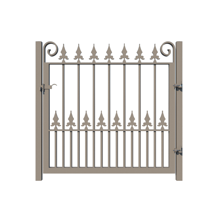 Metal Garden Gate - The Darlington - Gates and Fences UK
