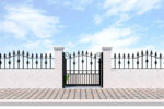Metal Garden Gate - The Farnham - railings