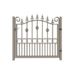 Metal Garden Gate - The Farnham - rear view