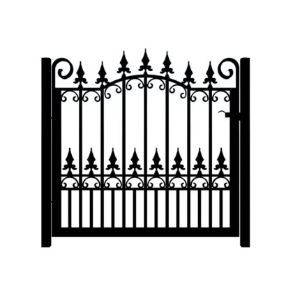 Metal Garden Gate - The Francombe - Gates and Fences UK