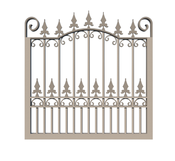 Metal Garden Gate - The Francombe - Specifications - Gates and Fences UK