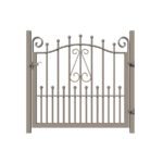 Metal Garden Gate - The Gloucester - rear