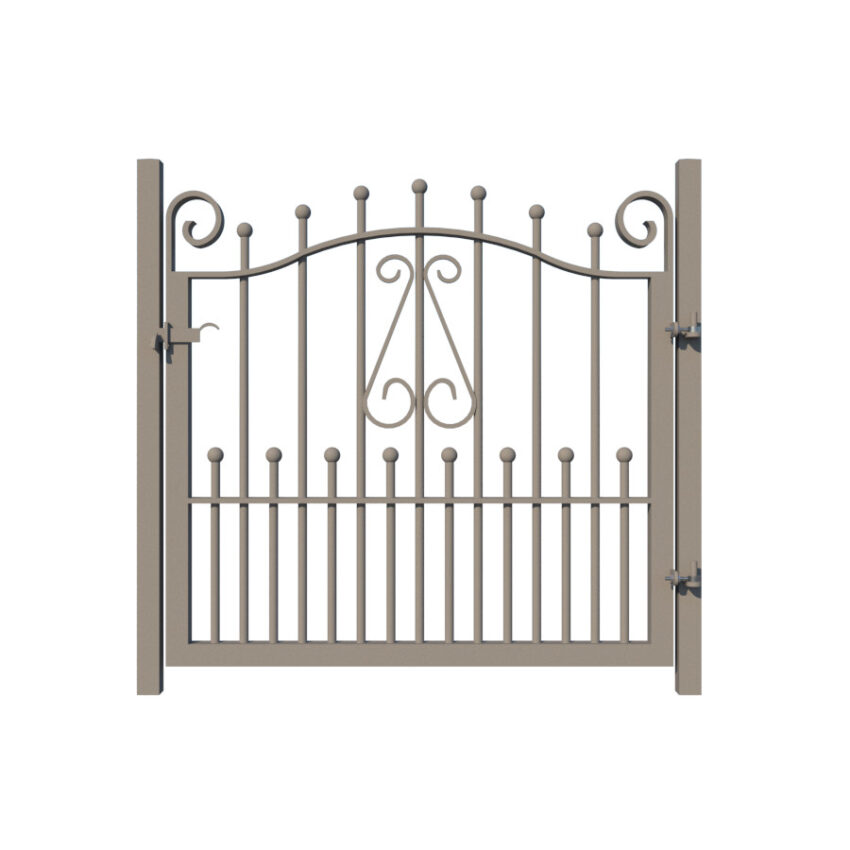 Metal Garden Gate - The Gloucester - rear