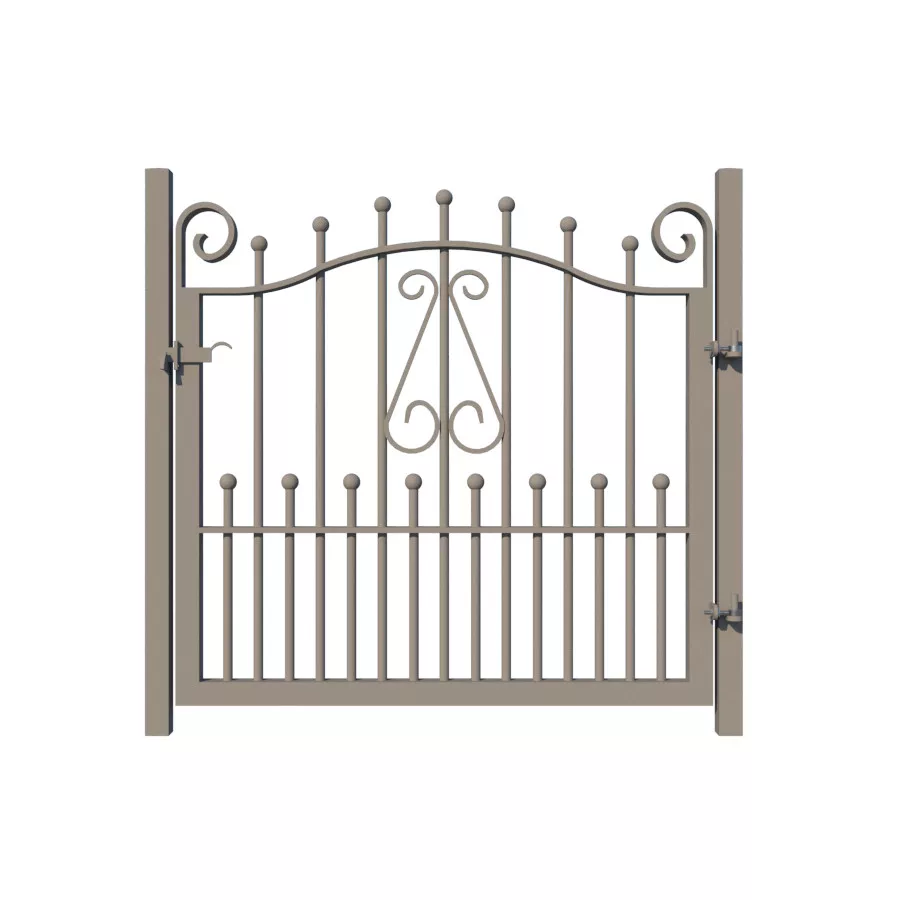 Metal Garden Gate - The Gloucester - rear