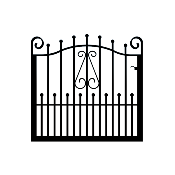 Metal Garden Gate - The Gloucester - specs