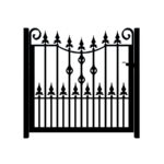 Metal Garden Gate - The Knightsbridge