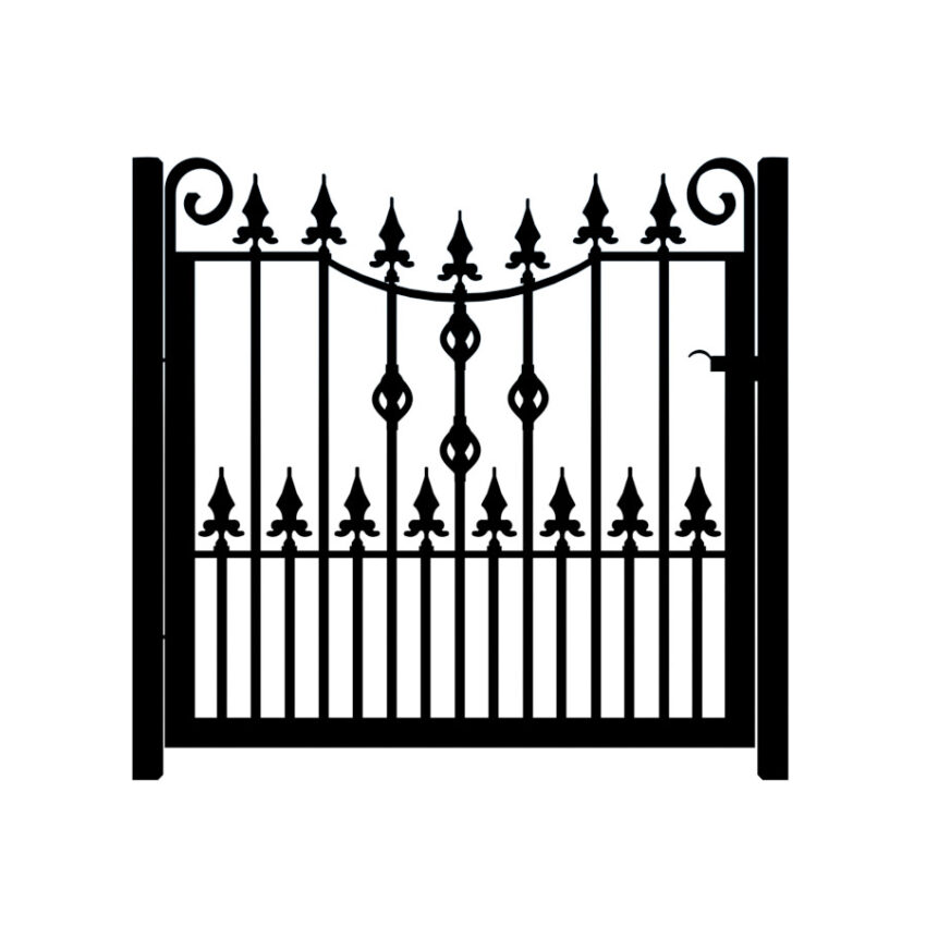 Metal Garden Gate - The Knightsbridge