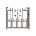 Metal Garden Gate - The Knightsbridge - rear view