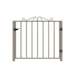 Metal Garden Gate - The Somerset - rear view