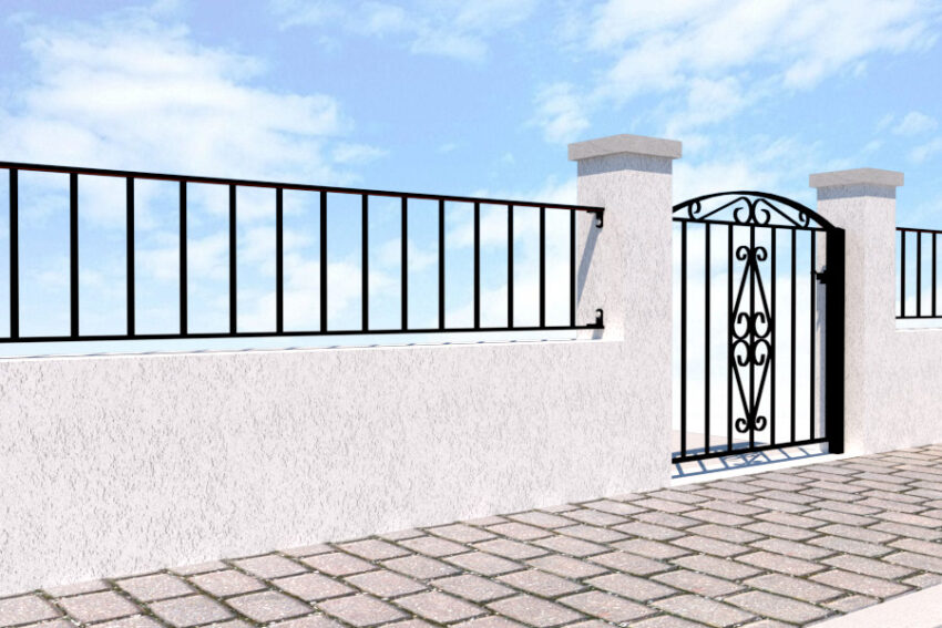 Metal Garden Gate - The Taunton - railings
