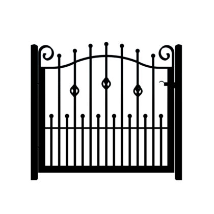 Metal Garden Gate - The Wentworth