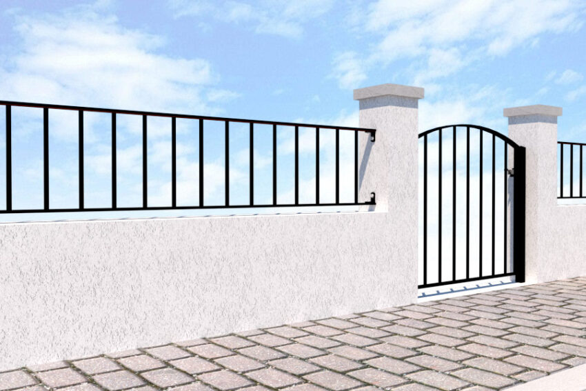 Metal Garden Gate - The Wycombe - railings - 1