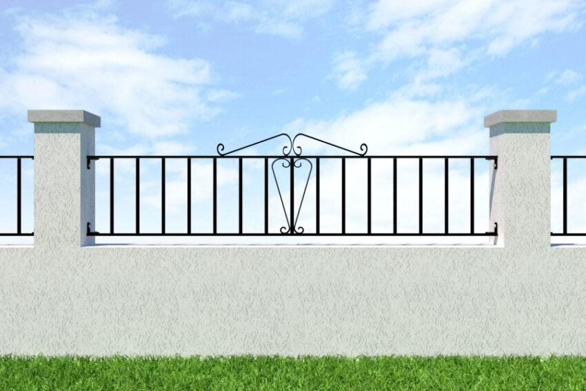 Metal Garden Railings - The Ashford