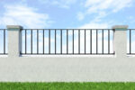 Metal Garden Railings - The Farnborough