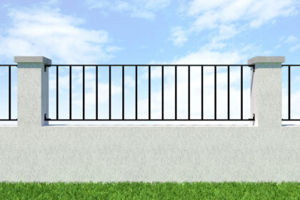 Metal Garden Railings - The Farnborough