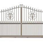 Metal Sliding Gate - The Buckinghamshire - closed