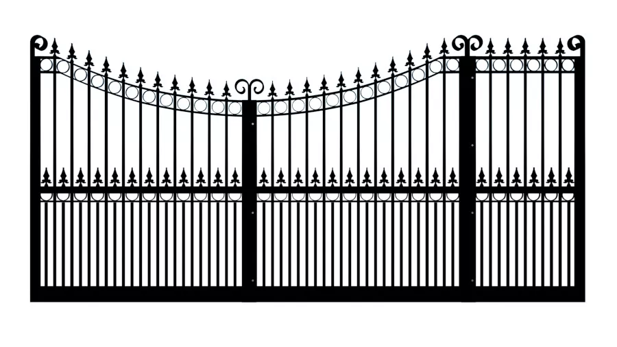 Metal Sliding Gate - The Hertfordshire