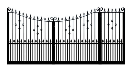 Metal Sliding Gate - The Knightsbridge