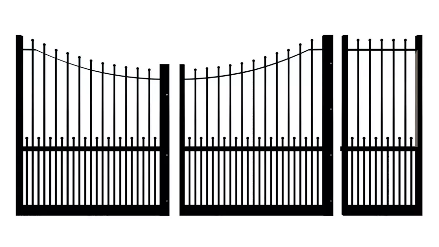 Metal Sliding Gate - The Peacehaven - 1