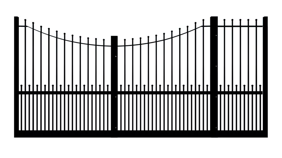 Metal Sliding Gate - The Peacehaven
