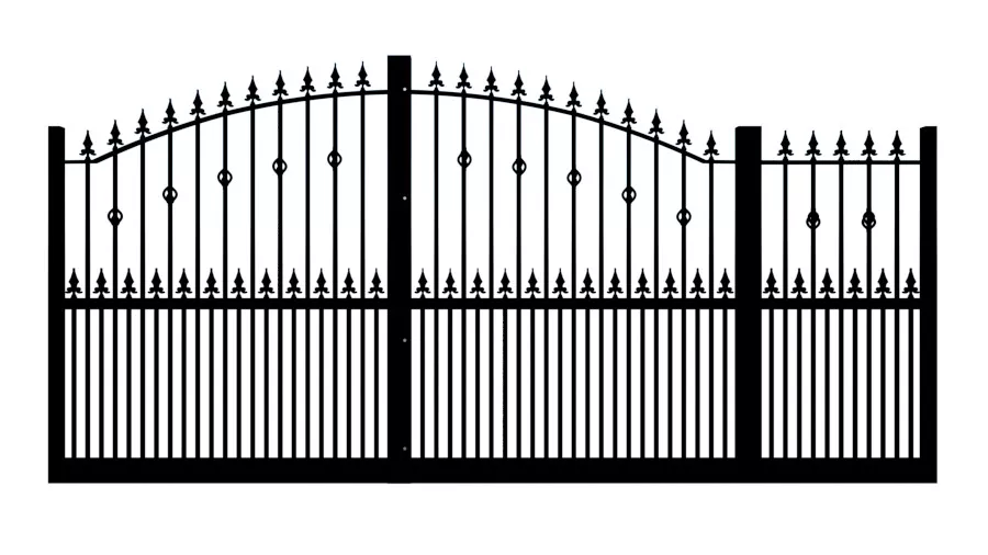 Metal Sliding Gate - The Sandringham