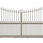 Metal Sliding Gate - The Winchester - closed